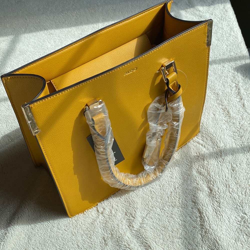 Mustard Yellow Aldo Bag with Criss buddy strap included.